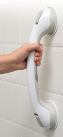 Suction grab bars can be attached on any smooth and flat surface. Great for temporary use or where drilling holes is not an option.